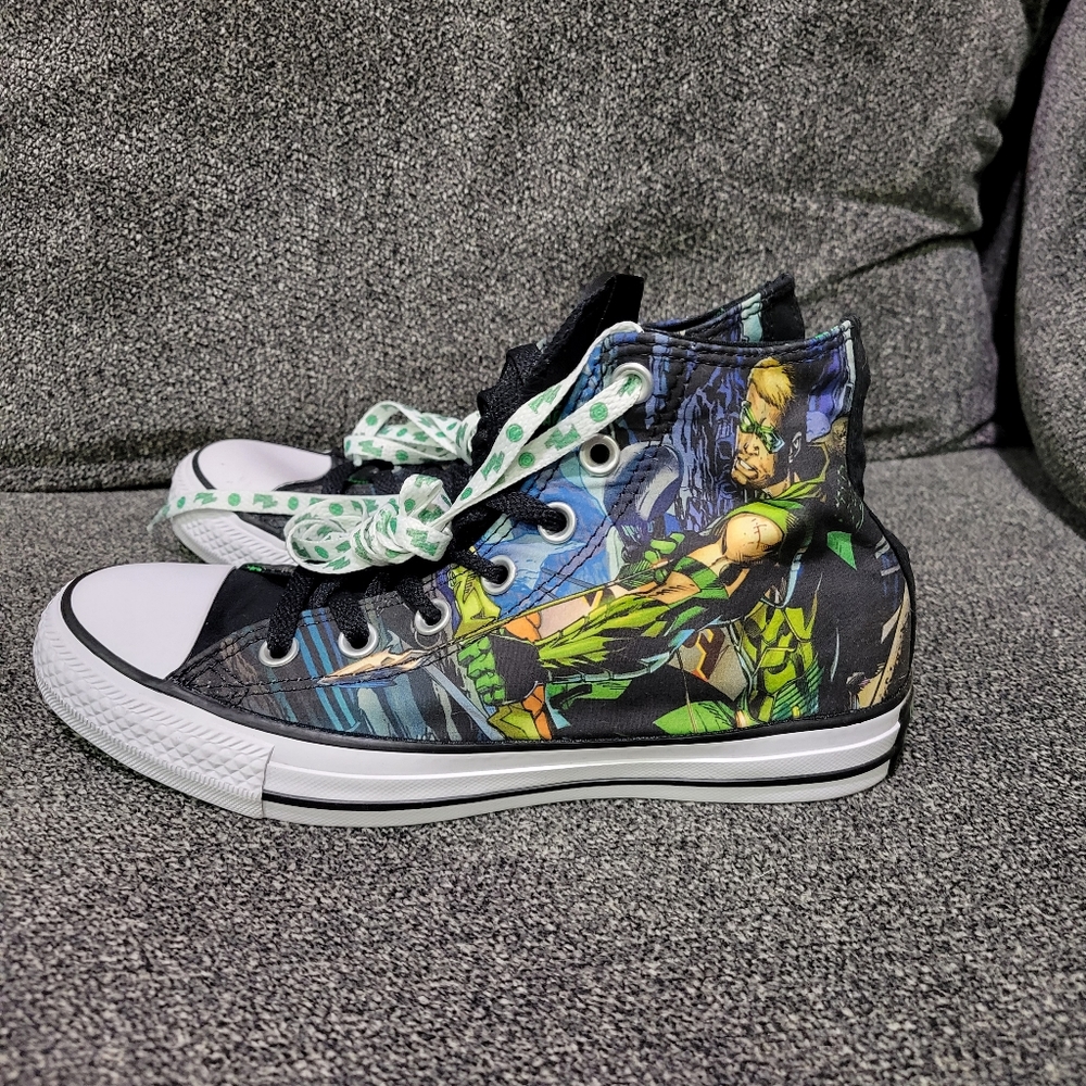 Converse Chuck Taylor All Star Hi DC Comics Green Arrow Sneakers 5M 7W